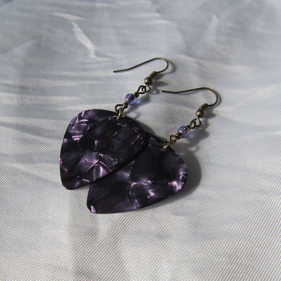 🌈Deal! Shining Purple Earrings🌈 - Picture 3 of 5